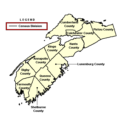 Map: EI Economic Region of Western Nova Scotia (See full description below image)