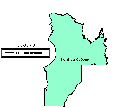 Map: EI Economic Region of North Western Quebec (Area 1) (See full description below image)