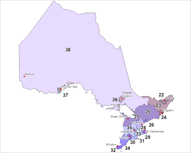 Une carte qui est décrite dans la phrase sous l'image.